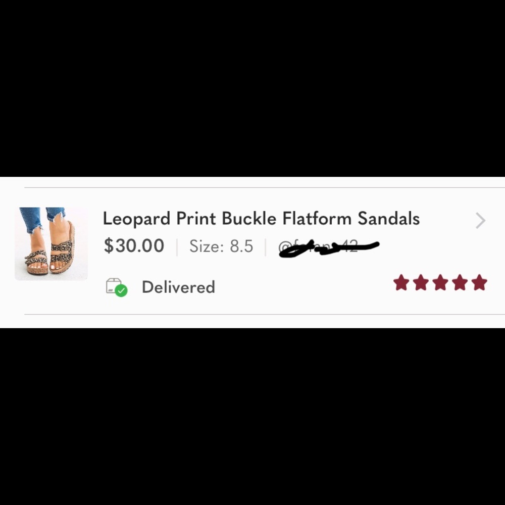 💓 Leopard Print Buckle Flatform Sandals - Picture 3 of 4